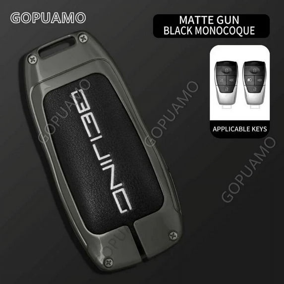 Zinc Alloy Car Remote Key Case Cover Protect Shell For BAIC Model A Four Button X7 BJ40 Senova D50 D70 X55 EU5Auto Accessories