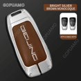 thumbnail image 1 of Zinc Alloy Car Remote Key Case Cover Protect Shell For BAIC Model A Four Button X7 BJ40 Senova D50 D70 X55 EU5Auto Accessories, 1 of 26