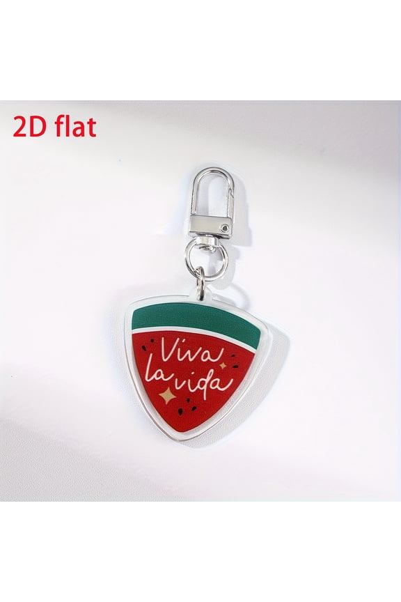 Zinc Alloy Cartoon Character Keychain | Simple Style Bag Accessory Durable Key Ring Pendant Gift, random 1 pack