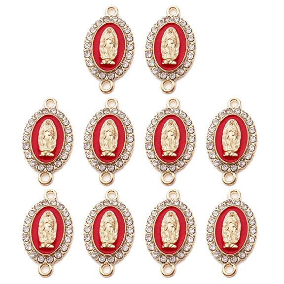 Zinc Alloy Charms Ellipse Coin Virgin Charms Pendant For Fashion Necklace Jewelry Making Accessories