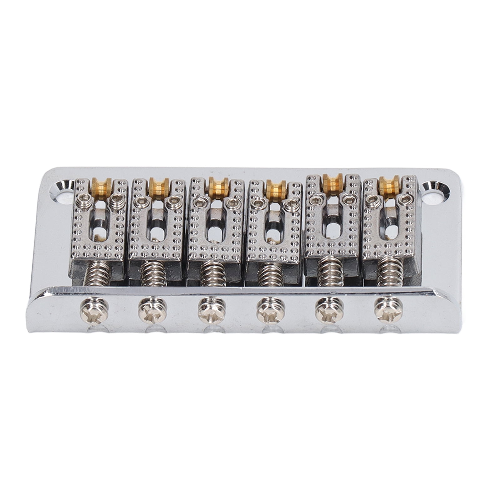 Zinc Alloy Copper Electric Guitar Bridge,6 Strings 78mm Guitar Bridge
