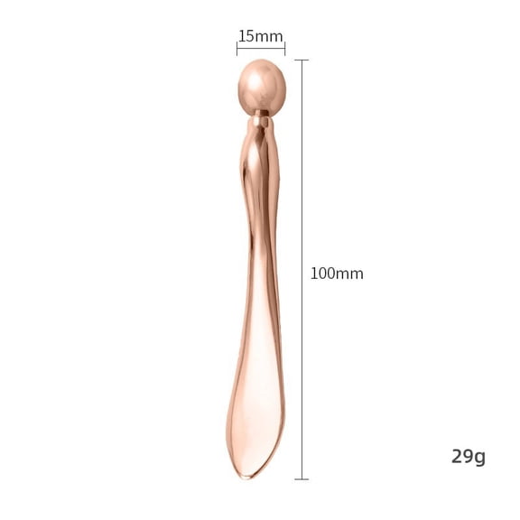 Zinc Alloy Eye Cream Spoon - Large Water Drop Design for Easy Application and Facial Massage