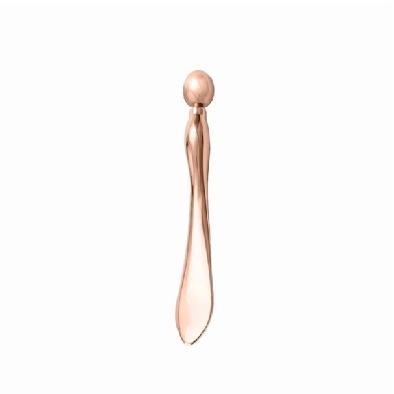 Zinc Alloy Eye Cream Spoon - Portable Makeup Tool for Eye Cream Application and Facial Massage