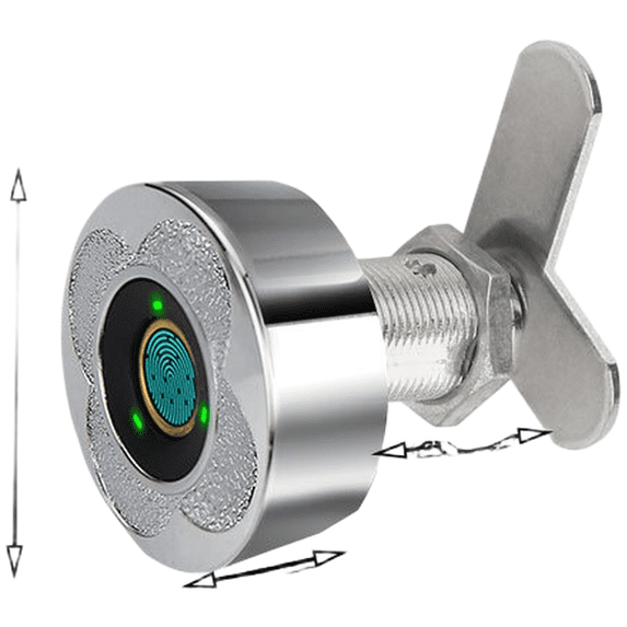 Zinc Alloy Fingerprint Drawer for Lock Electronic Smart Cabinet Lock ...