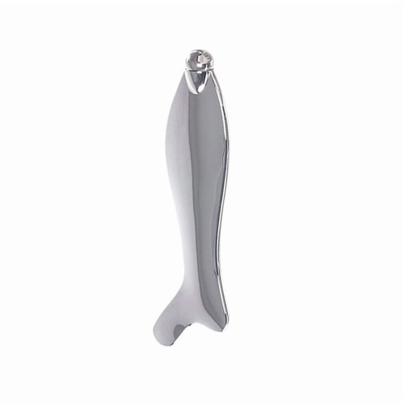 Zinc Alloy Fish-Shaped Gua Sha Tool with Magnetic Bead Heads for Facial and Body Scraping Lymphatic Drainage, Muscle Relaxation, Skin Tone Improvement
