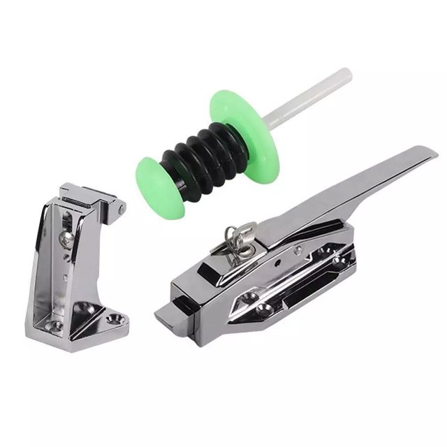Zinc Alloy Freezer Door Handle with Key for Walkin Coolers and