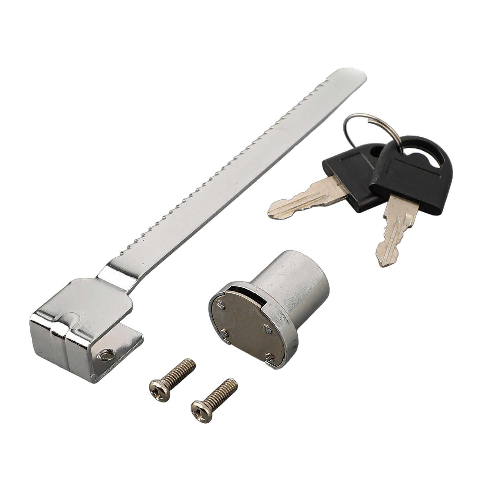 Zinc Alloy Glass Sliding Door Lock With Key Sliding Showcase Glass Lock
