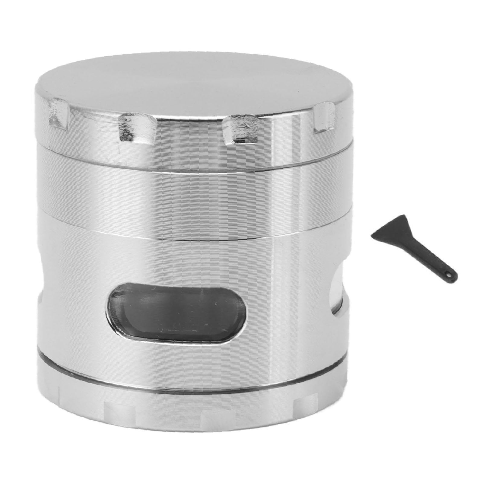 Zinc Alloy Grinder 2.2in Spice Grinder Side Open Window Sharp Grinder ...