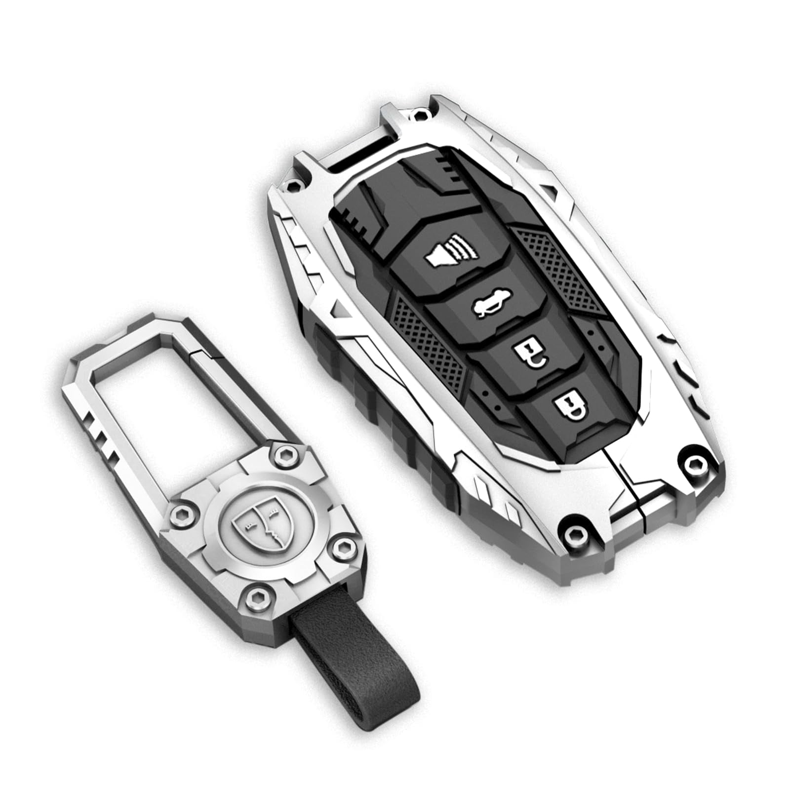 Prime Key Fob Zinc Alloy Key Fob Cover,Keychain,Full Protection Car Key Case for ...