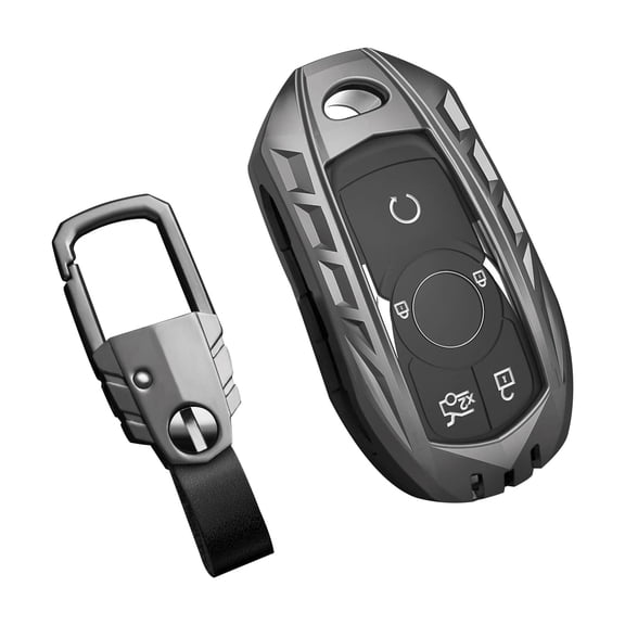 Zinc Alloy Key fob Cover, Keychain, Key Case Compatible for Bucik Enclave Lacrosse Verano Encore Regal Envision Cascada GL8