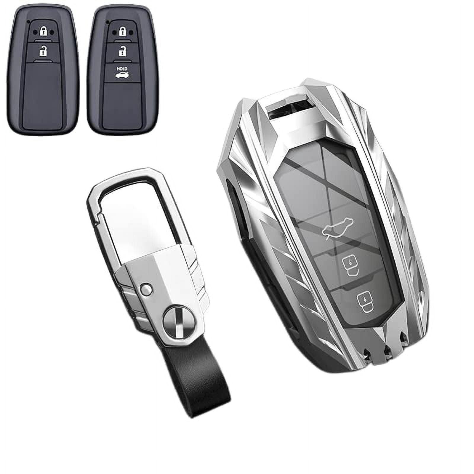 Prime Key Fob Zinc Alloy Key fob Cover, Keychain, Key Case Compatible for Toyota ...