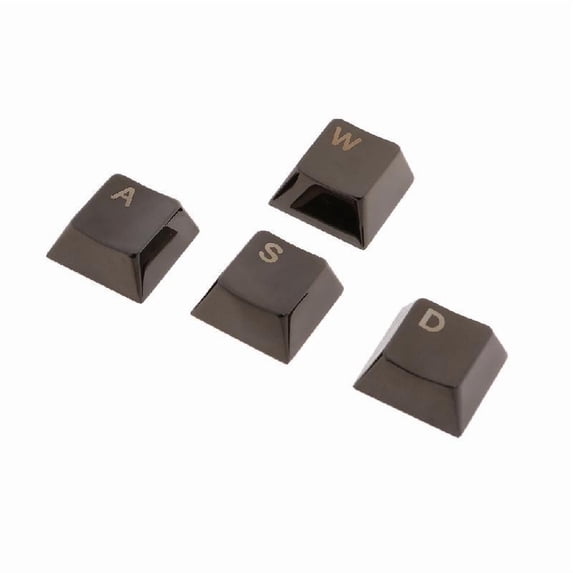 Zinc Alloy Keyboards Keycaaps Machined with Light Etching for Gamers