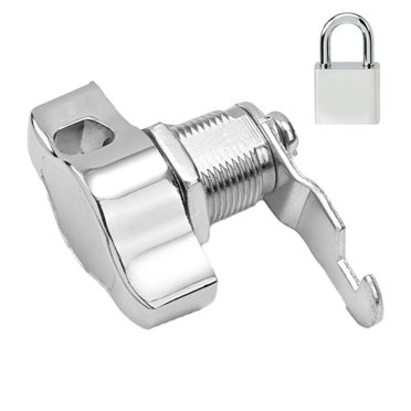 T-Type Lock For Water Vending Machines - Zinc Alloy Automatic Lock With Nuts