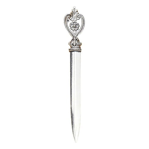 Zinc Alloy Letter Opener Elegant Retro Design for Home Office Mail and Envelopes