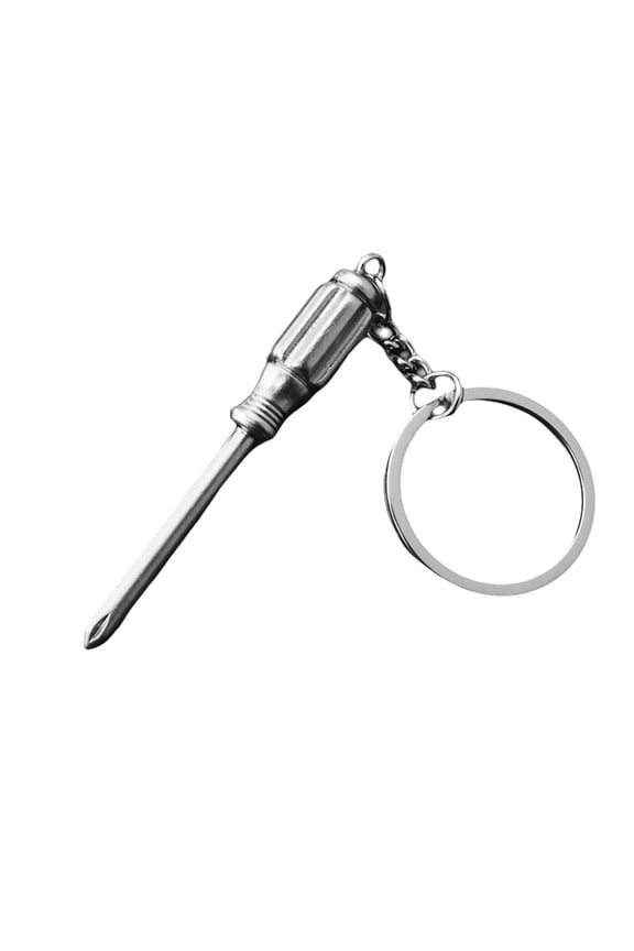 Zinc Alloy Mini Multi-Tool Keychain Set with Adjustable Wrench Pliers Screwdriver and Ruler