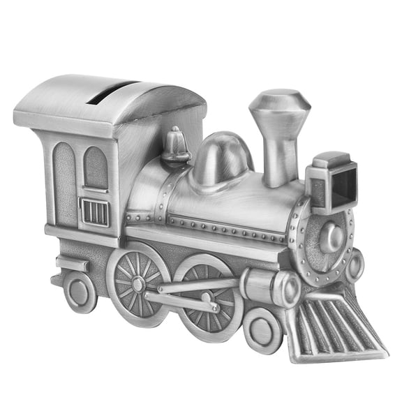 Zinc Alloy Money Saving Bank Retro Train Model Coin Saving Box for Tabletop Decor Centerpiece Desk Accent