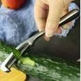 thumbnail image 1 of Zinc Alloy Peeler Swivel Blade Peeler Ultra Sharp Fruit Potato Kitchen Tools, 1 of 6