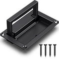 thumbnail image 1 of Zinc Alloy Recessed Pull Handles Container Handle Black Flush Lift Recessed Door Handle,Black, 1 of 6