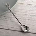 thumbnail image 1 of Zinc Alloy Retro Coffee Spoons Tableware Thistle Leaf Stirring Tea Spoon Silverware, 1 of 4