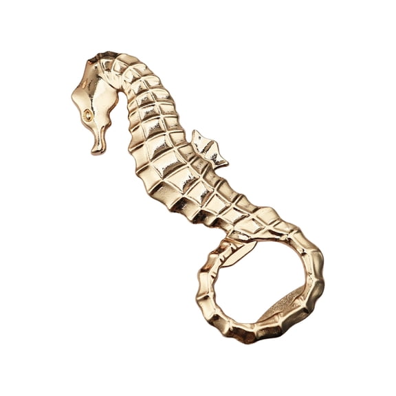 Zinc Alloy Seahorse Beer Bottle Opener With Gift Box Heavy Duty Rustproof Bar Tool For Home Kitchen