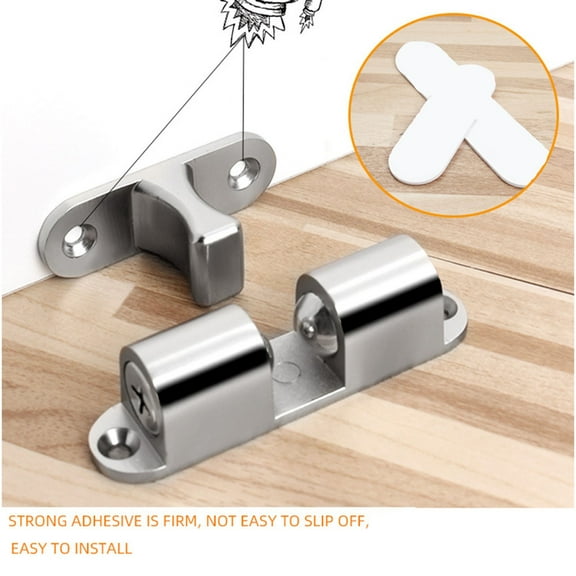 Zinc Alloy Silent Suction Invisible Door Stopper for Home Use