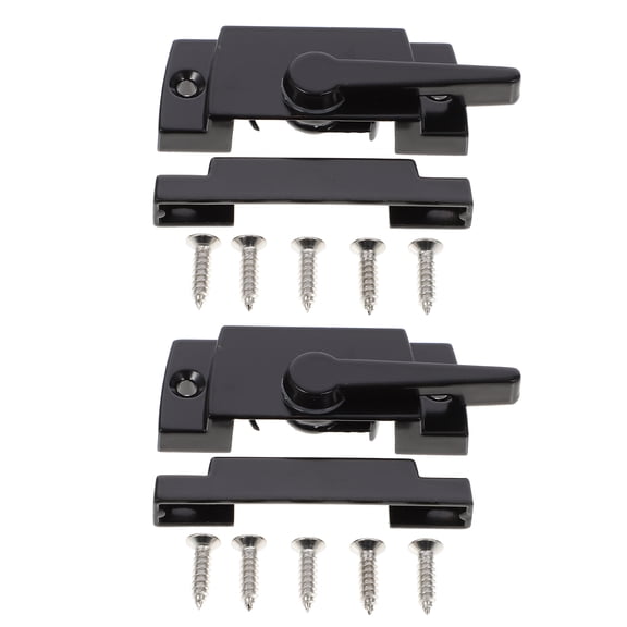 FELTECHELECTR Smooth Finish Window Sash Locks, 2 Sets, 2.6 x 0.9 Inches and Easy to Install