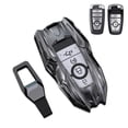 thumbnail image 1 of Zinc Alloy Smart Key Fob Case Holder Shell Accessories Compatible for Ford Fusion F150 F250 F350 F450 F550 Edge Explorer Escape Mustang 2018-2022, 1 of 8
