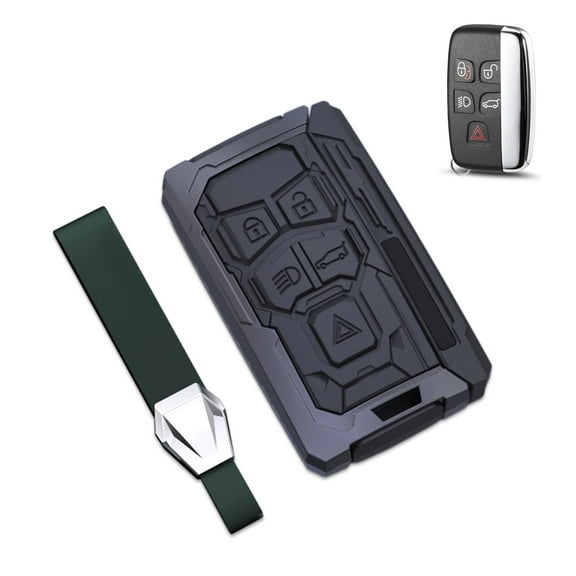 Zinc Alloy Smart Key Fob Protector Cover Fits Jeep Grand Cherokee, Renegade; Chrysler 200, 300; Dodge RAM, Durango, Challenger, Journey, Dart; Fiat Models