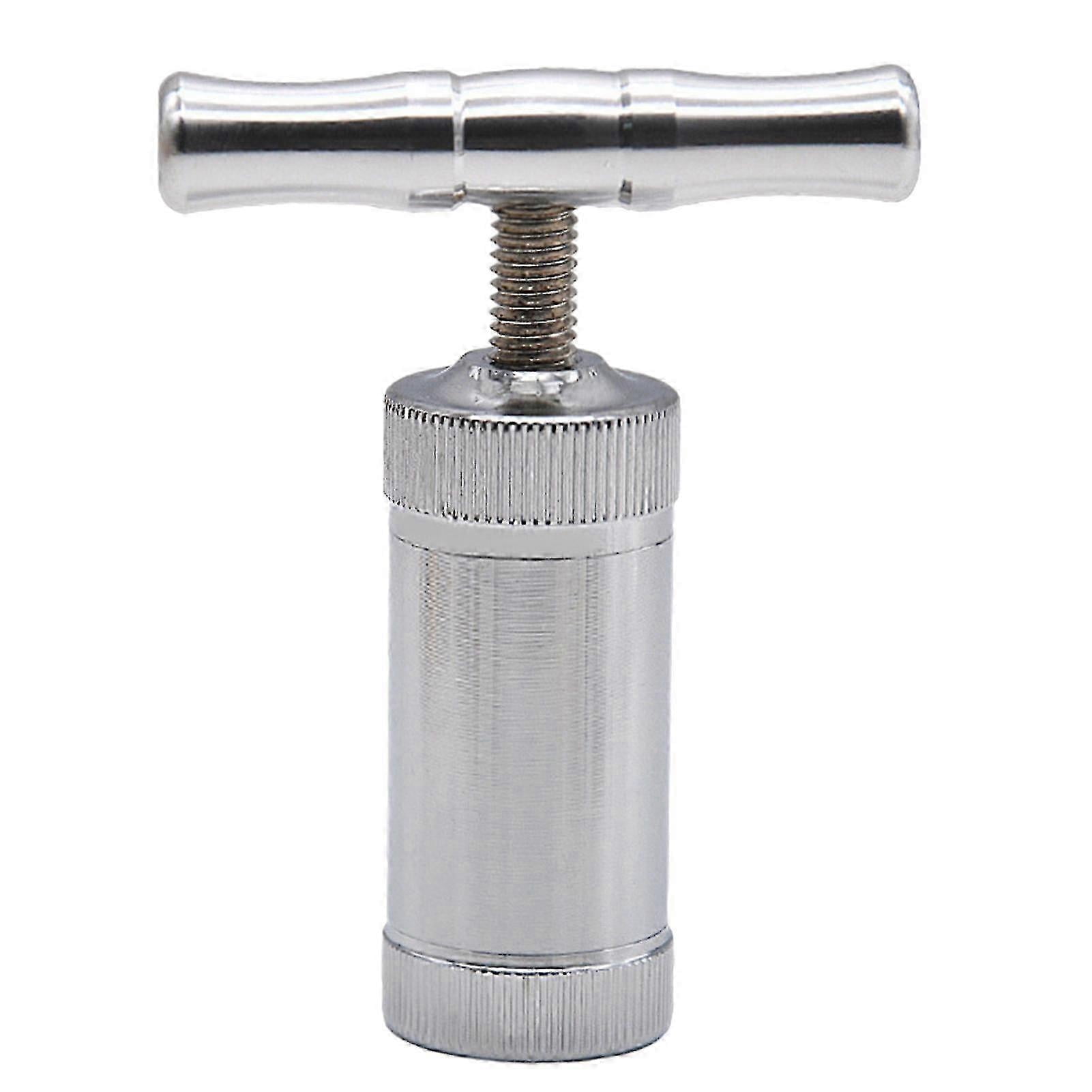 Zinc Alloy T-Shaped Garlic Ginger Press Ergonomic Squeeze Tool