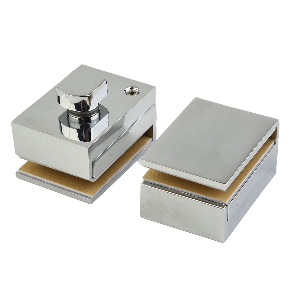 Zinc Alloy Thicken Free Opening Glass Door Latch To Glass Panel Shower