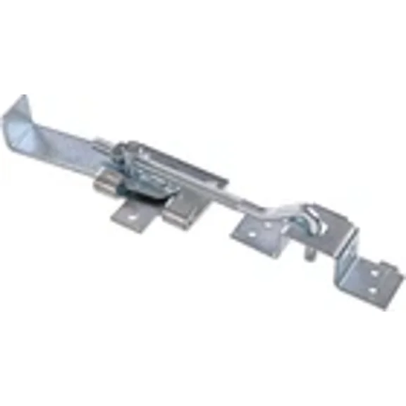 Zinc Barn Door Jamb Latch with Hook (7-Inch), Secure Sliding Door Lock for Barn