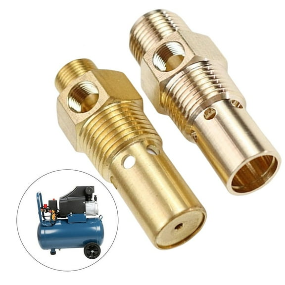 Zinc Brass Check Valve Air Compressor G3/8 Male Threaded For Air Compressor Screw Into The Air Tank And The G1/2\\\\\\\" Compression Brass Smile Home