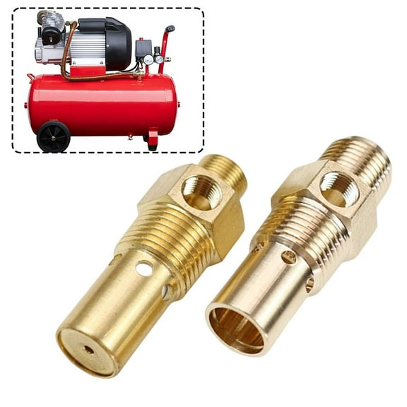 Zinc Brass Check Valve Air Compressor G3/8 Male Threaded For Air Compressor Screw Into The Air Tank And The G1/2\\\\\\\" Compression Zinc Smile Home