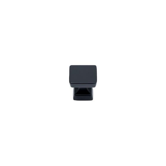 Zinc Cabinet Knob, Matt Black