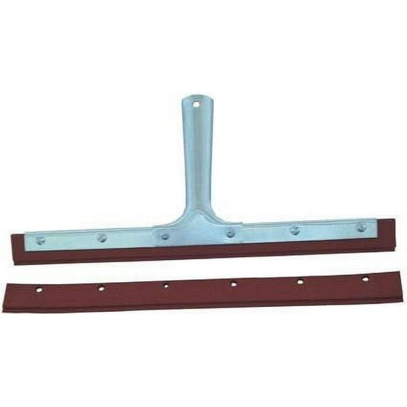 Zinc-Coated Window Squeegee, Double Blade - 16"