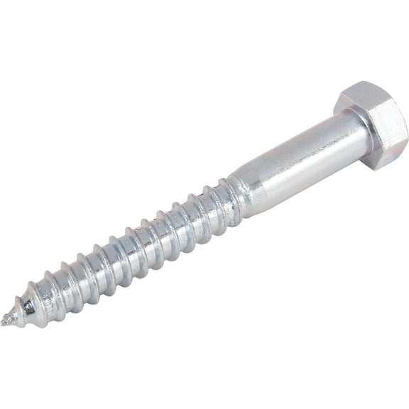 Hillman Zinc Hex Lag Screw 3/8" x 4" Construction & DIY Use, Standard Hardware Spec