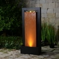 thumbnail image 1 of Zinc Metal Fountain with LED Lights - Rustic Elegance, 1 of 5