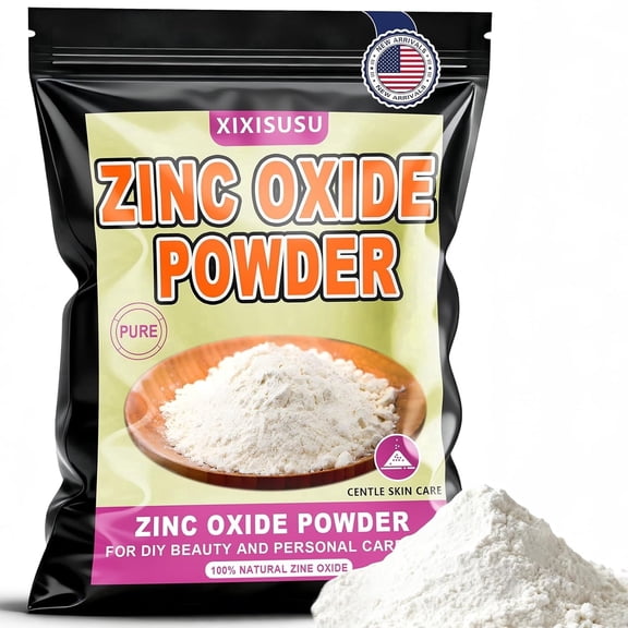 Zinc Oxide Powder 99.9% Pure - 1LB (16oz) Fine Mesh Non-Nano Grade - for DIY Sunscreen, Ointments, Cosmetics, Soap Making & Skin Care Use (16 oz)