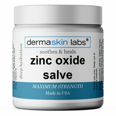 Zinc Oxide Salve, TSW Cream, Zinc Oxide Balm, Soothing Relief, Natural Protection Ointment Made in USA