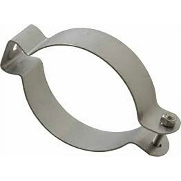 Zinc PVC Pipe Support - 4"