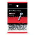 thumbnail image 1 of Hillman Sheet Metal Screws, #6 x 1/2", Steel, Zinc, Interior, Phillips, Silver, 100 pack, 1 of 9