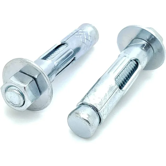 Zinc Plated 3/4" Dia., 4-1/4" L Sleeve Anchor With Drill Bit ( 1 Set Of 4Pcs)