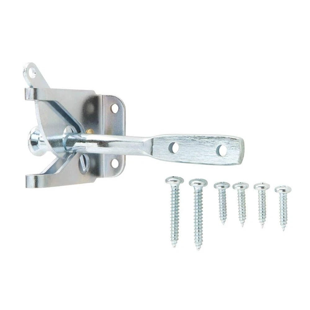 Everbilt Zinc Gate Door Latch Self-Latching Swinging Door Hardware Steel 15461
