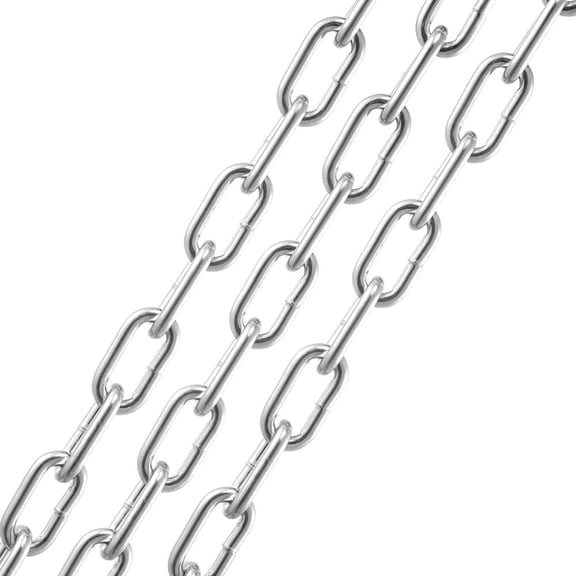 Zinc Plated Proof Coil Chain Carbon Steel Chain Sling 3/16" x 250' 1100lbs
