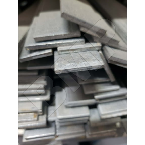 Zinc Plated Steel Flat Bar / Plate Heavy Duty 1/8" x 1" x 36" - 1300310
