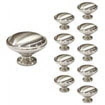 Zinc Round Cabinet Knobs Zinc Knobs Handle Cabinet Drawer Satin Nickel Finish Knob (Pack of 10)