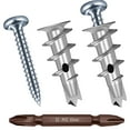 Zinc Self Drilling Drywall Anchors, Hollow Wall Anchors and Screws Kit