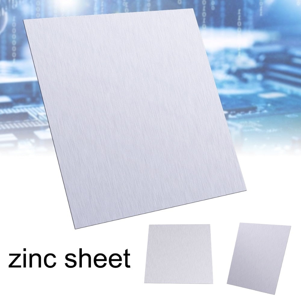 Zinc Sheet Plate- 99.9% Pure Metal Foil