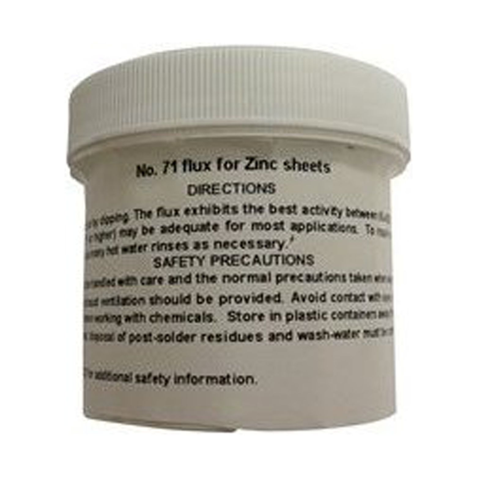 Zinc Solder Flux for Zinc Sheets