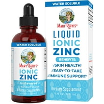 Zinc Supplements | Immune Support | Ionic Zinc for Kids & Adults | Liquid Zinc Supplement | 40 Day Supply | Zinc Sulfate | Skin Care  | Vegan | Gluten Free | Clean Label Project Verified | 4 oz
